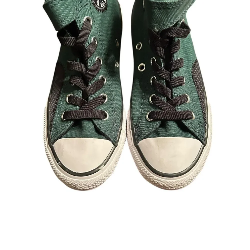 Kids Chuck Converse Taylor Green High Top Trainers Shoes(Size 2)